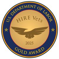 HIRE Vets Gold Medallion award