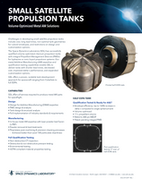 Small Satellite Propulsion Tanks Brochure