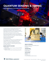 Quantum Sensing & Timing Brochure